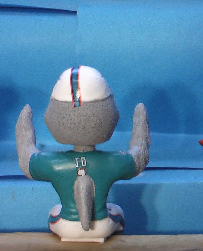 Miami Dolphins Flipper Sitting Mascot Bobblehead – Bobhead