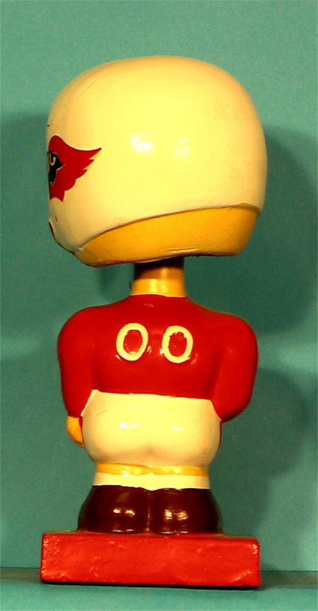 Vintage St Louis Cardinald gold base Mascot Fredbird bobblehead