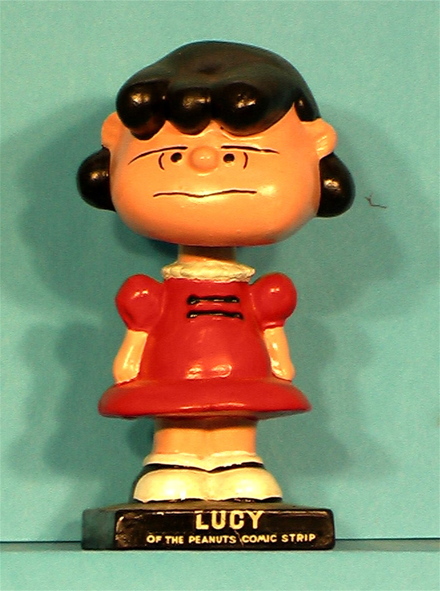 Vintage Peanuts Lucy bobblehead