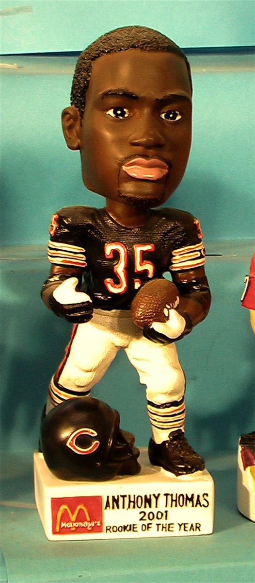 Anthony Thomas 2001 Chicago Bears Rookie of the Year Bobble