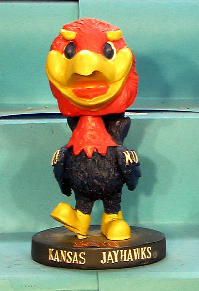 Kansas Jayhawks mascot bobblehead